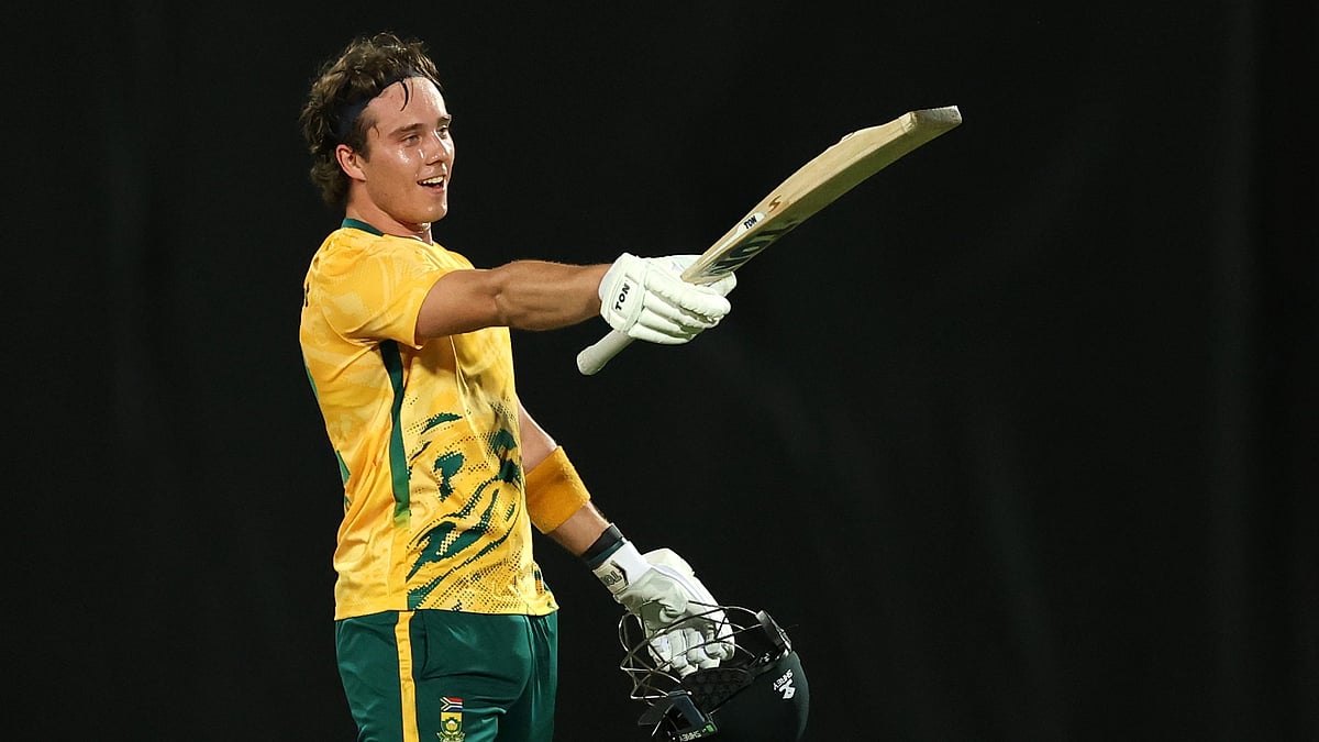 South Africa's Dewald Brevis
