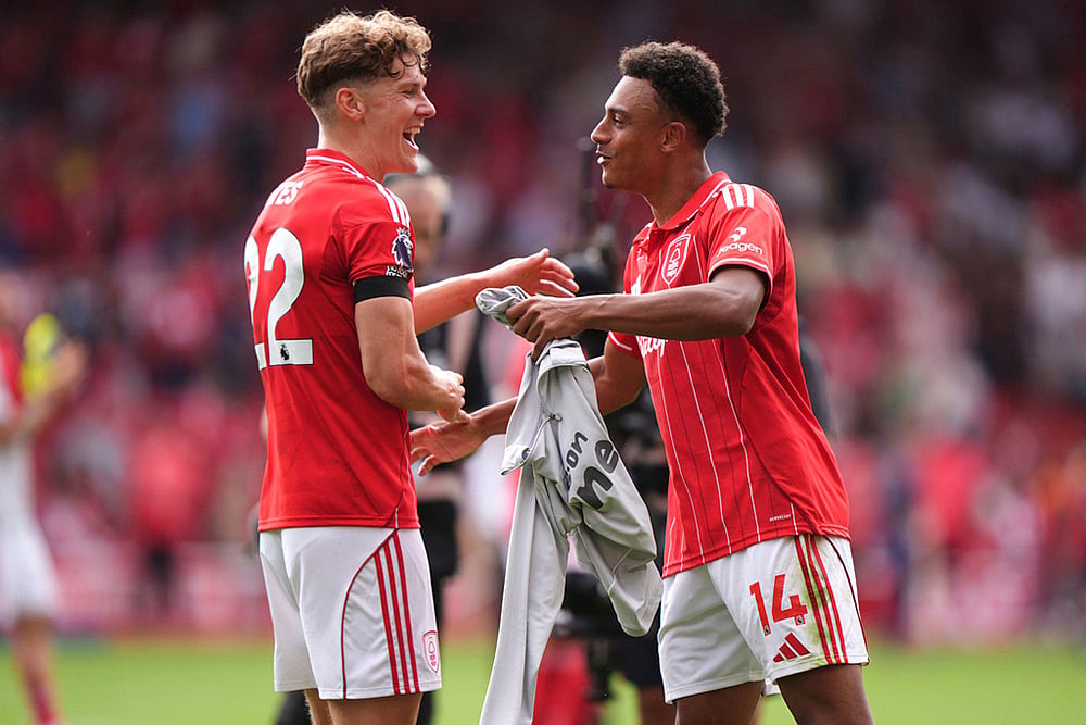 | Photo: Bradley Collyer/PA via AP : English Premier League: Nottingham Forest vs Brentford