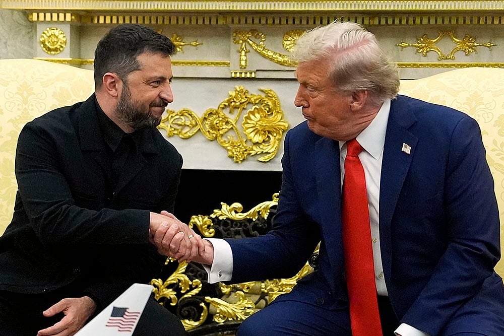 | Photo: AP/Julia Demaree Nikhinson : Trump-Zelenskyy Meeting