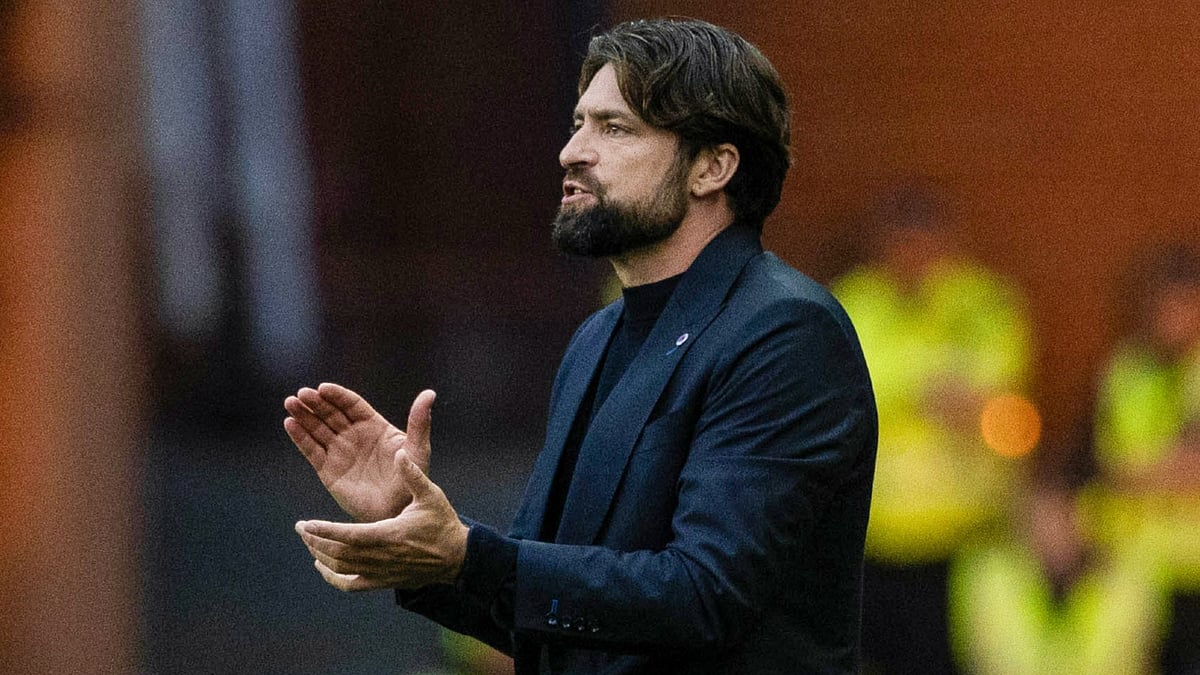 Rangers head coach Russell Martin during a match.