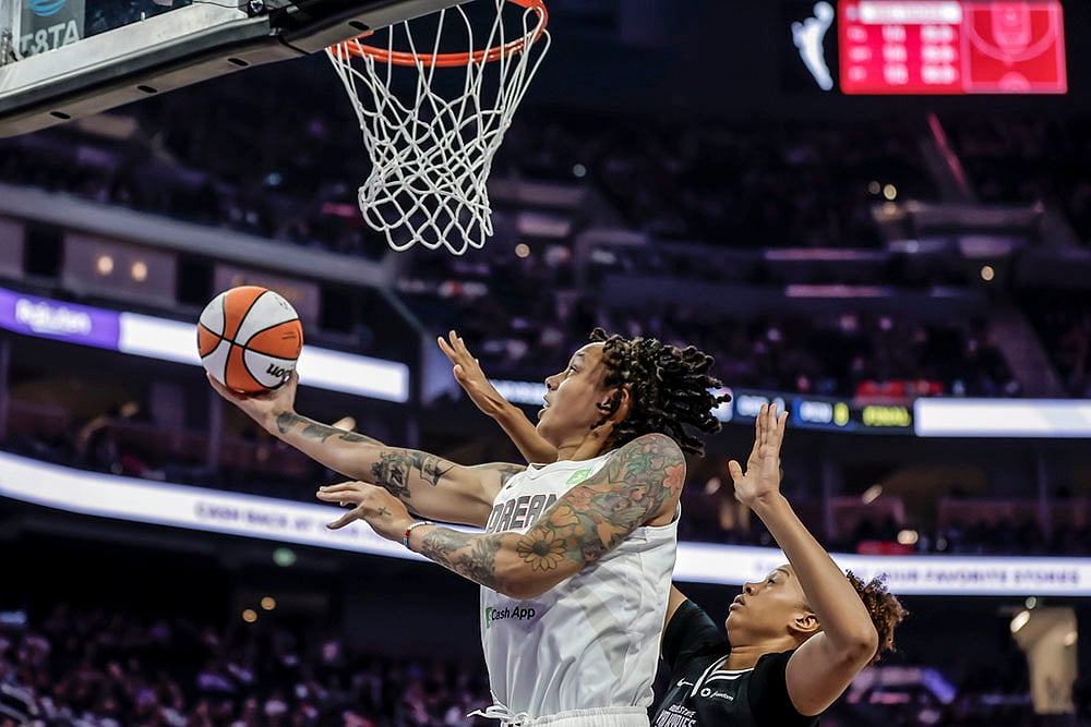 WNBA Basketball game Atlanta Dream vs Golden State Valkyries_Brittney Griner