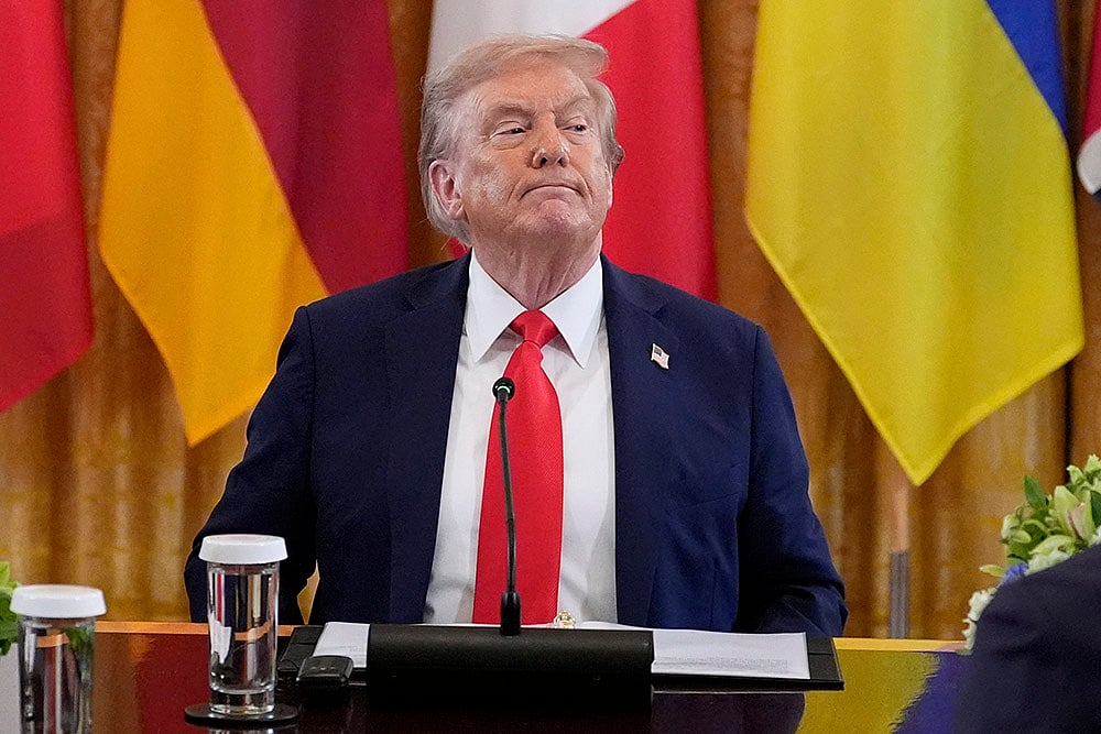 Russia Ukraine War Trump-Zelensky Meeting photos:  Donald Trump