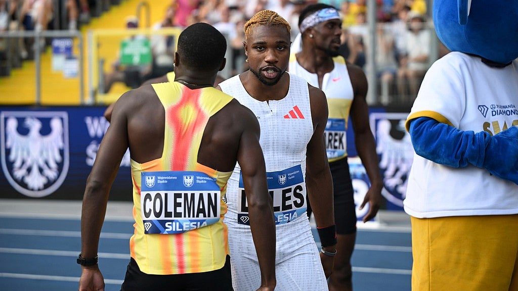 Photo: AP : Lausanne Diamond League Live Updates: Noah Lyles had finished second in Silesia.
