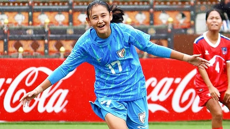 India vs Nepal, SAFF U17 Womens Championship 2025 Abhista Basnett X