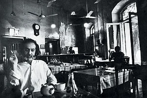 At Wayside Inn, Bombay. Photograph by Horace Ové