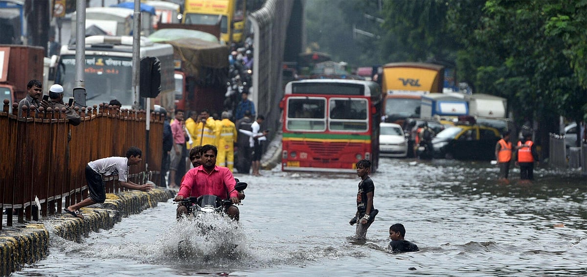 File photo : Nearby districts have also been affected: Thane and Palghar recorded significant rainfall, and in Bhiwandi (Thane), 262 people from 71 families were rescued. (photo for representative purposes)