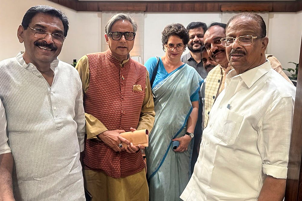 Congress MPs at Parliament