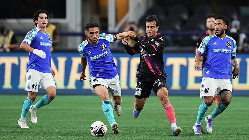 Seattle Sounders vs Puebla, Leagues Cup 2025 Fernando Monarrez Cristian Roldan Paul Rothrock AP