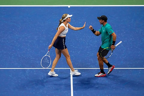 US Open Tennis Mixed Doubles Semi Finals: S Errani-A Vavassori vs D Collins-C Harrison