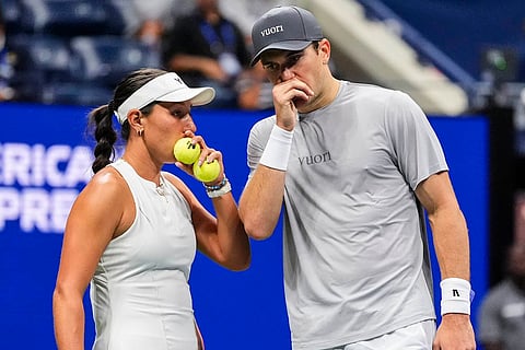 US Open Tennis Mixed Doubles Semi Finals: C Ruud-I Swiatek vs J Draper-J Pegula