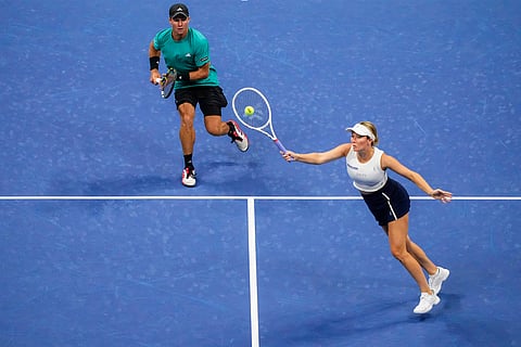 US Open Tennis Mixed Doubles Semi Finals: S Errani-A Vavassori vs D Collins-C Harrison