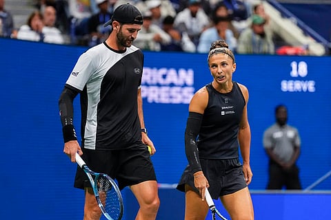 US Open Tennis Mixed Doubles Semi Finals: S Errani-A Vavassori vs D Collins-C Harrison