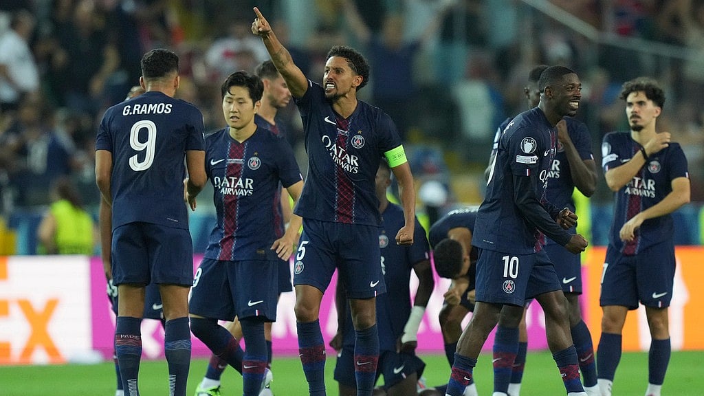 AP : PSG Vs Angers Live Streaming, Ligue 1 2025-26: Paris Saint-Germain beat Tottenham Hotspur on penalties to win the UEFA Super Cup.