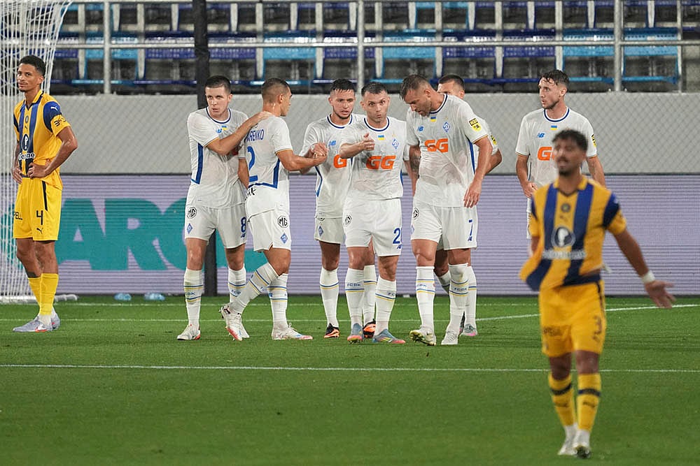 UEFA Europa League Playoff 1st Leg match Maccabi Tel Aviv vs Dynamo Kyiv_Nazar Voloshyn