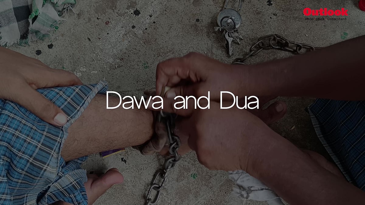 People Chained At A Dargah in Mahona - null