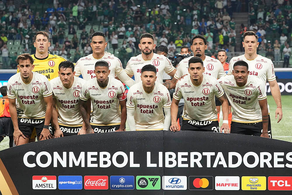 Copa Libertadores 2025 Soccer Perus Universitario de Deportes Vs Brazils Palmeiras_5