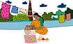 Delhi Monsoon And The Poetry Of The Rains Illustraion by Anupriya : The city looks verdant with trees growing taller along the highways, the green, greener.