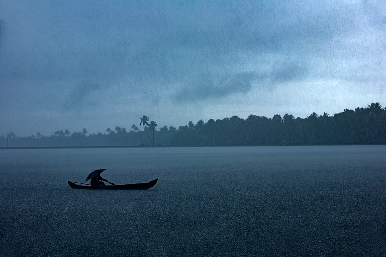 Mazhakaalam or monsoon season is an integral part of the natural cycle of seasons in Kerala. - Shutter stock