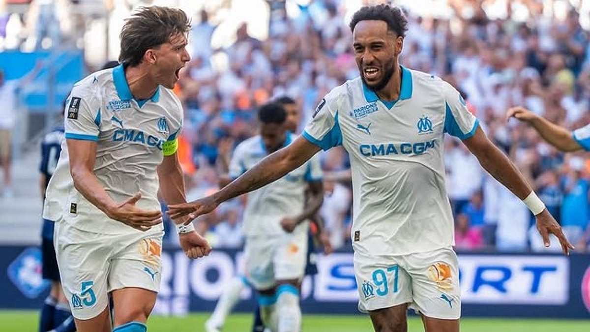 Marseille vs Paris FC, Ligue 1 2025-26 Pierre-Emerick Aubameyang