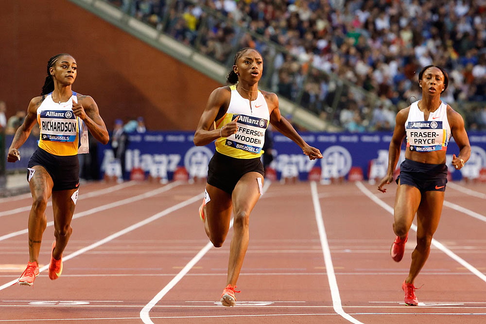 Brussels Diamond League 2025 Melissa Jefferson-Wooden