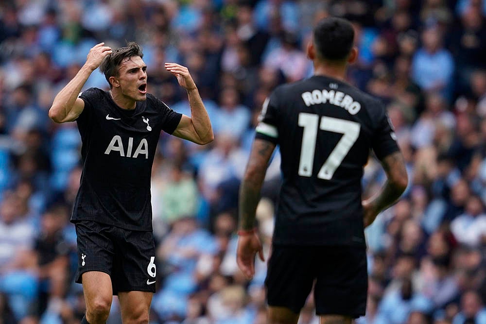 English Premier League 2025-26 Matchday 2 Manchester City Vs Tottenham Hotspur_Joao Palhinha 