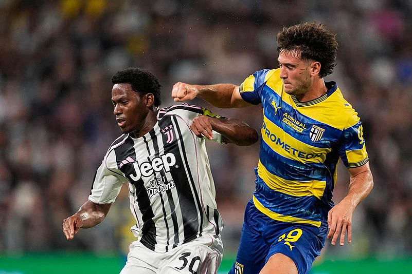 Italy Soccer Serie A 2025-26 Juventus vs Parma_Jonathan David