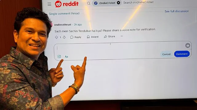 Sachin Tendulkar Reddit AMA Recap Aadhaar