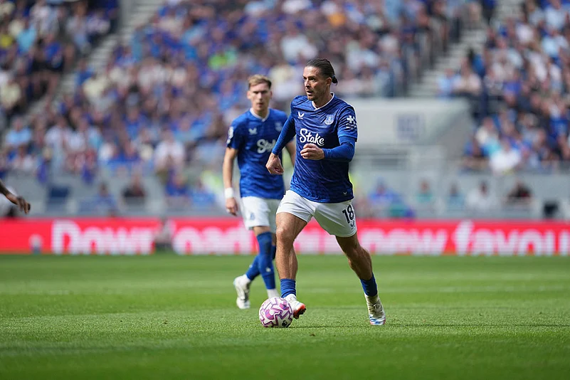 English Premier League 2025-26 matchday 2 Everton vs Brighton_Jack Grealish