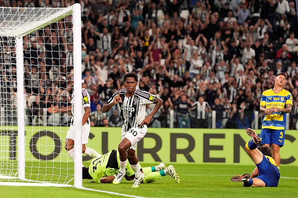 Italy Soccer Serie A 2025-26 Juventus vs Parma_Jonathan David