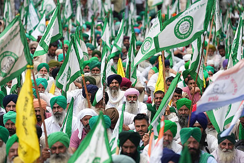 Kisan Mahapanchayat in Delhi