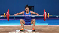 Commonwealth Games 2026: 10 Indian Women Athletes Who Can Make History At Glasgow File/AP Photo : Mirabai Chanu finished fourth at the Paris Olympics.