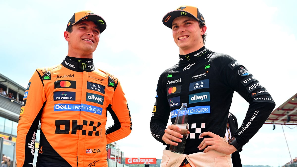 McLaren's Lando Norris and Oscar Piastri - null