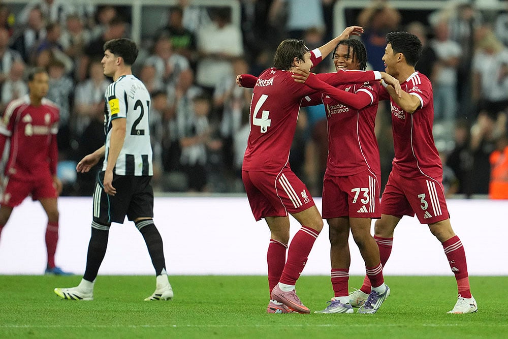 Britain soccer Premier League 2025-26 Newcastle United vs Liverpool_1