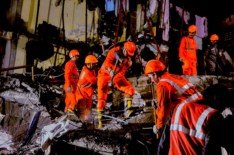 Building Collapses In Maharashtras Palghar District
