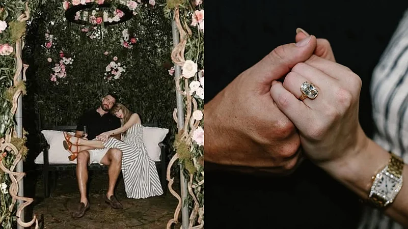 Taylor Swift Travis Kelce engagement