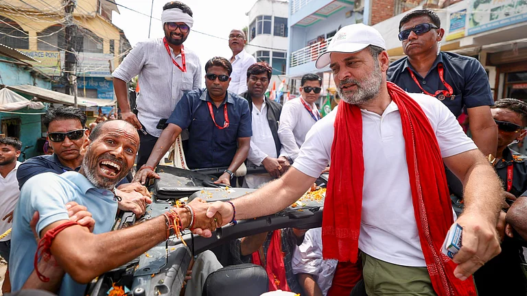 Voter Adhikar Yatra in Bihar | - PTI |