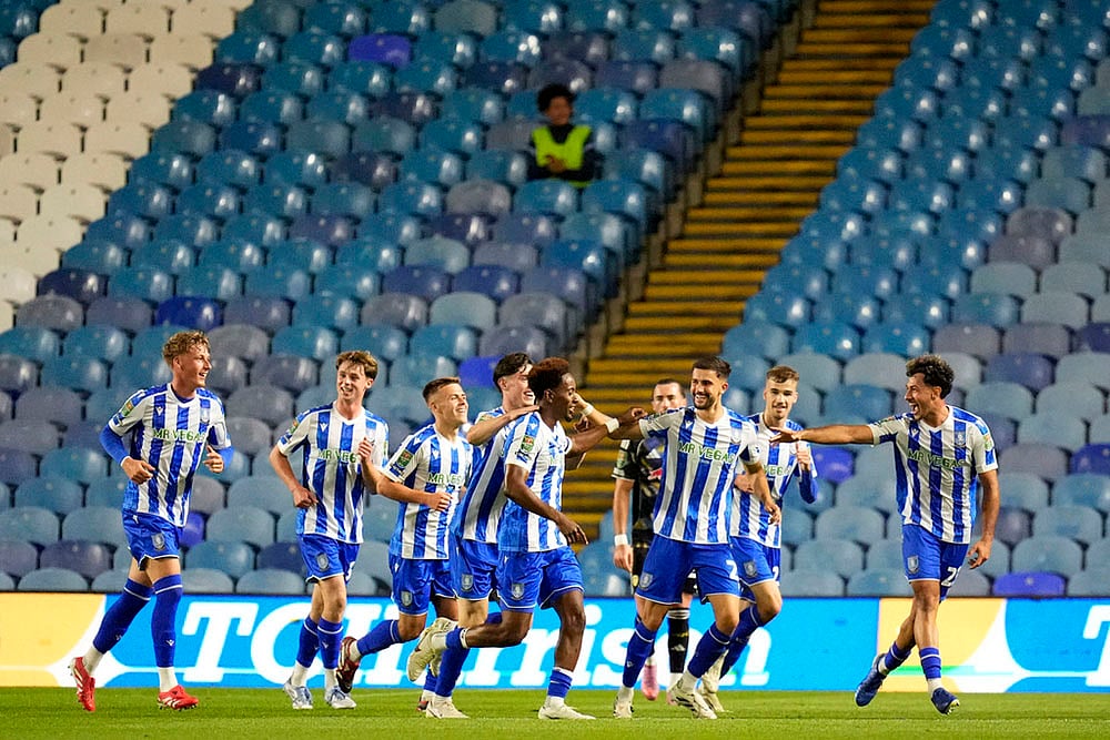 EFL Cup 2025-26 Round 2 soccer match Sheffield Wednesday vs Leeds United_Jamal Lowe