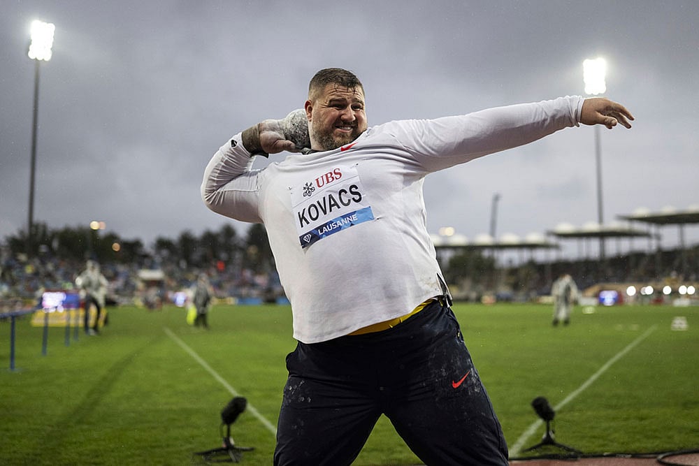Joe Kovacs of United States