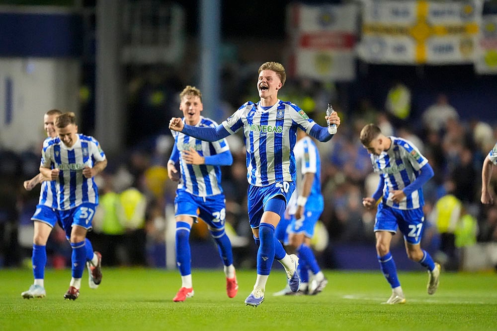 | Photo: Danny Lawson/PA via AP : Carabao Cup 2025-26: Sheffield Wednesday vs Leeds United