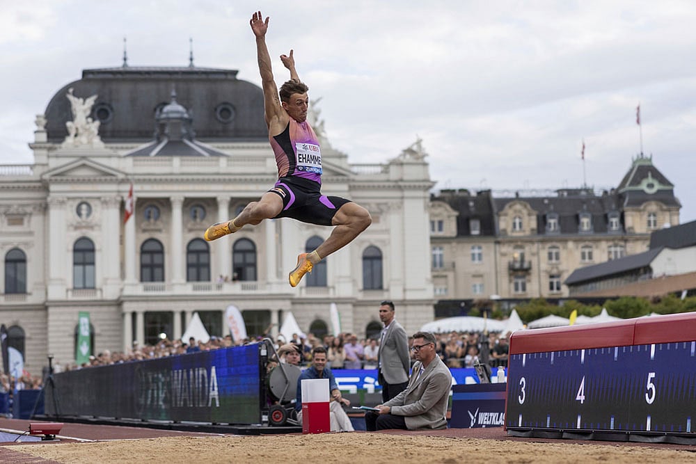 Switzerland Diamond League Simon Ehammer