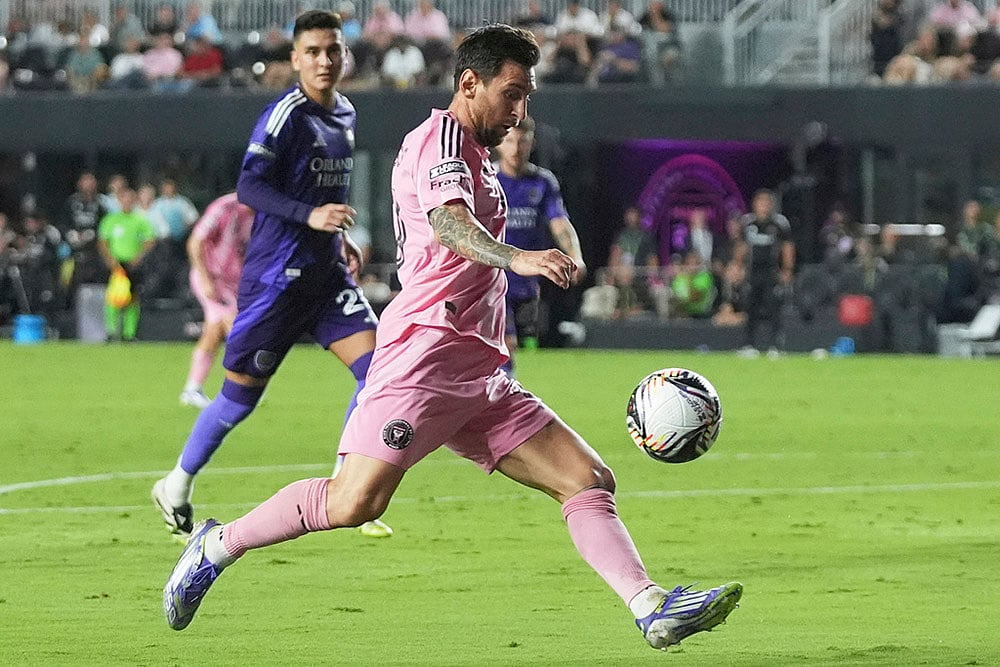 Leagues Cup soccer 2025 Inter Miami Vs Orlando City Semi-final photos_Lionel Messi 