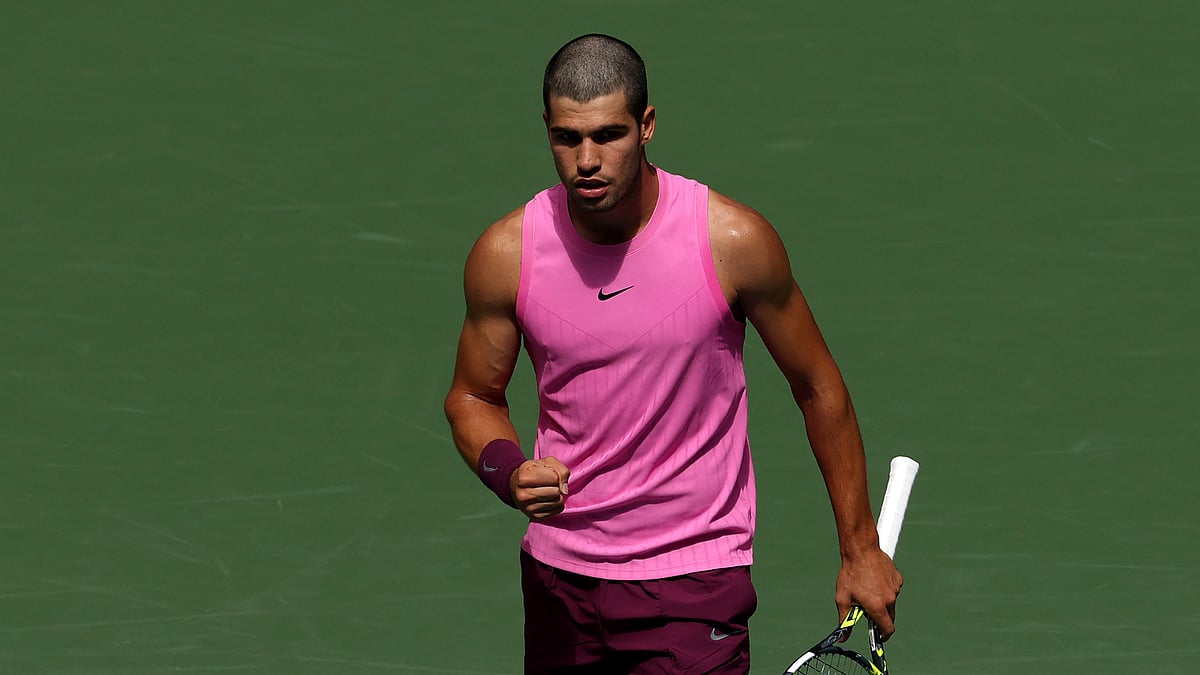 Carlos Alcaraz at the US Open