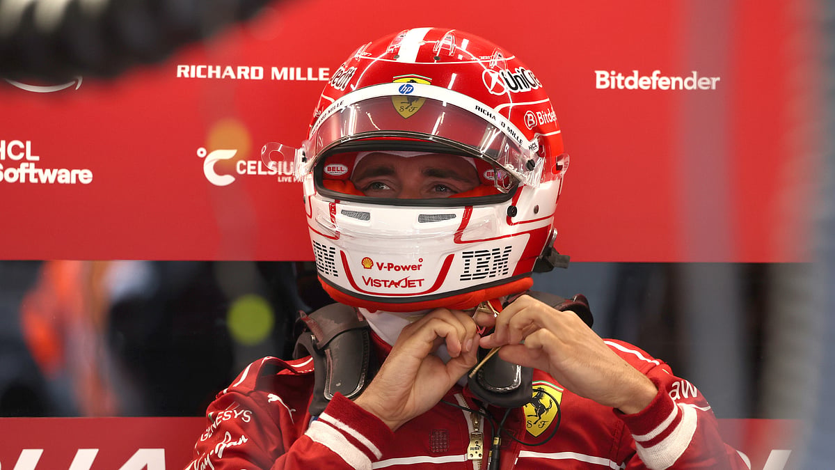 Ferrari's Charles Leclerc at the Dutch Grand Prix 2025.