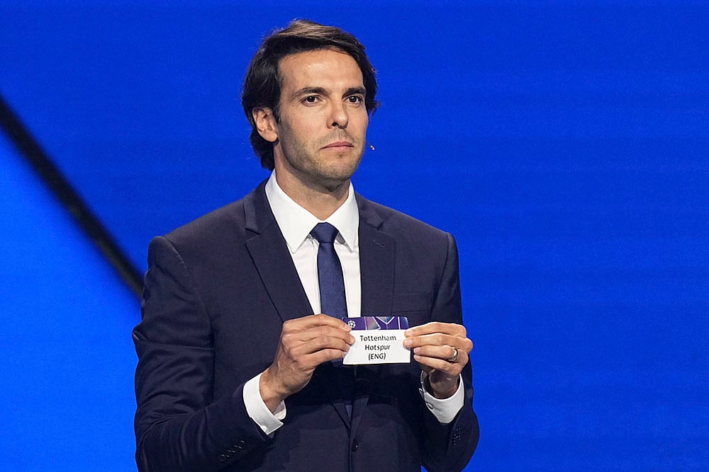 Monaco Soccer UEFA Champions League 2025-26 Draw result_ Kaka, Tottenham Hotspur 