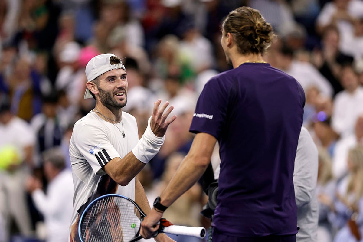 US Open Tennis 2025 Alexander Zverev vs Jacob Fearnley_1