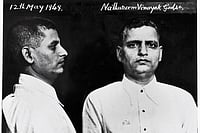 Not By The Textbook: When History Becomes Propaganda | Getty Images : Archival Memory - Mug shot of Nathuram Godse from 1948