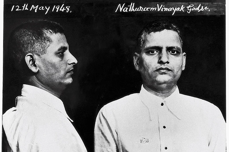 Archival Memory - Mug shot of Nathuram Godse from 1948