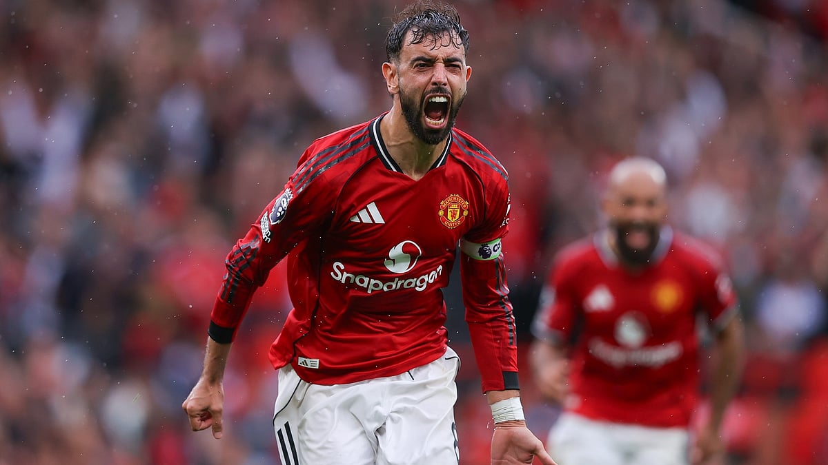 Bruno Fernandes scored a late winner against Burnley - null