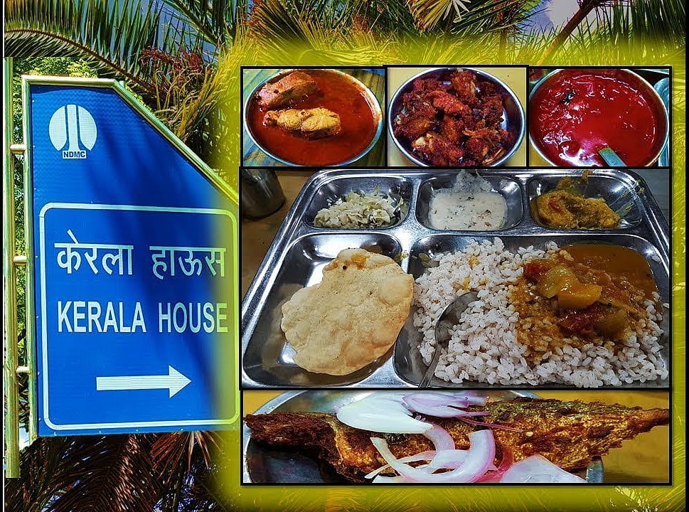 A Kerala House Direction Board And a meal