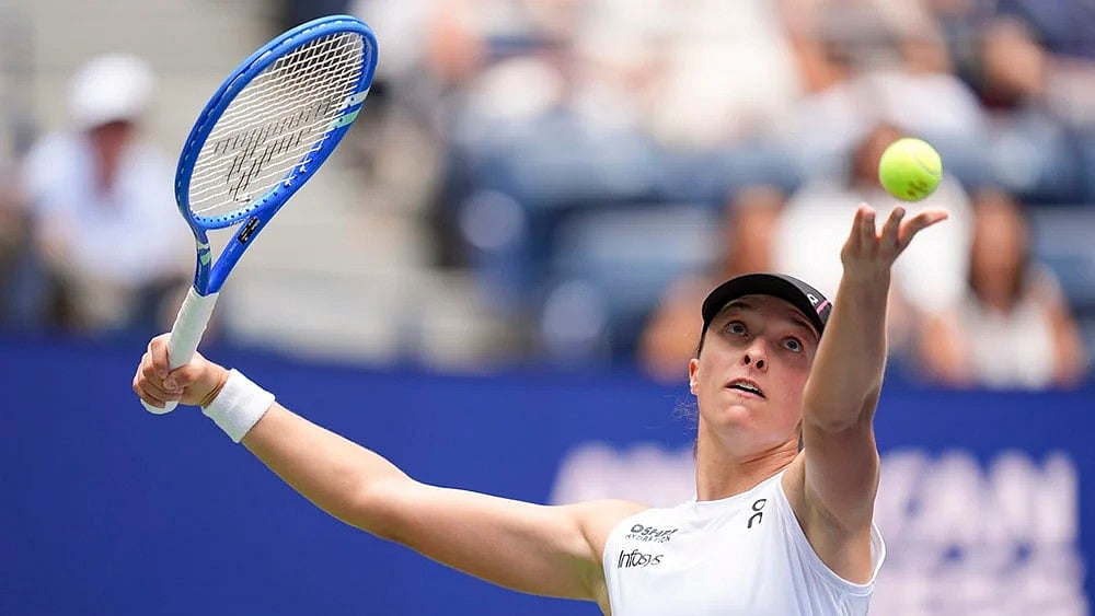 | Photo: AP/Seth Wenig : US Open 2025, Day 7 Live Streaming: Women's Singles August 30 Order Of Play - Iga Swiatek in action.